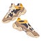 Trendy pair of shoes ugly sneakers fashion clothes