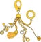 Trendy pendant with chains, pendants, straps and ropes