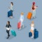 Trendy People Isometric Vector 3D Teenager