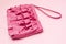 Trendy Pink Clutch Purse