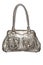 Trendy silver purse