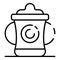 Trendy sippy cup icon, outline style