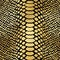 Trendy snake skin gold vector seamless pattern. Metallic wild animal reptile skin, shiny golden foil gradient repeat