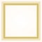 Trendy and stylish simple formal golden square shape line and dots border frame blank card