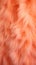 Trendy vibrant Peach fur texture. Fashionable color. Dyed animal fur. Concept of Softness, Comfort and Luxury. Can be