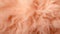 Trendy vibrant Peach soft fur texture. Fashionable color. Dyed animal fur. Concept is Softness, Comfort and Luxury. Can