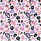 Trendy Watercolor hand painted leopard skin seamless pattern on white background. Animal Exotic coat print