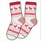 TRENDY WINTER PAIR OF SOCKS WITH SNOWFLAKES , LLAMA ANIMAL PRINT