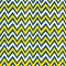 Trendy yellow, white and navy blue chevron background pattern