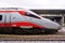 Trenitalia high speed trains (Italo, Frecciarossa and Frecciabianca) at the Venice St. Lucia railway stat