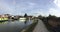 Trent & Mersey canal in Stone, Staffordshire, in early spring