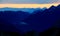 Trenta and Soca Valley, Julian Alps, during blue hour