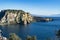 Trentaremi bay from Nisida Island in the gulf of Naples, Italy