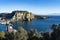 Trentaremi bay from Nisida Island in the gulf of Naples, Italy