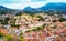 Trento aerial panoramic view