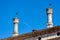 Trento Italy - Ancient chimneys in Venetian style