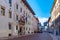 Trento, Italy, August 28, 2021: Palazzo Geremia in Trento, Italy