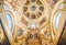 TRENTO, Italy - february 21, 2018: dome of the chapel of the crucifix in the Cathedral of San Vigilio or Cathedral of Trento, Tren