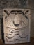 TRENTO, ITALY - JUNE, 1, 2019: carved stone crest at buonconsiglio castle