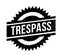 Trespass rubber stamp