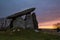 Trethevy Quoit, ancient monument, Cornwall, uk