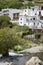 Trevelez Village in the Alpujarras Mountains, Granada Province, Andalusia, Spain - May 29, 2019: white city among nature