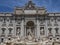 Trevi fountain facade in Rome