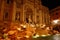 Trevi Fountain at night