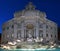 The Trevi Fountain in the night