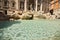 Trevi Fountain in Rome with the sculpture of Neptune