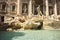 Trevi Fountain in Rome with the sculpture of Neptune