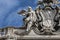 Trevi fountain sculptures detail, Rome, Italy