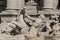 Trevi fountain sculptures detail, Rome, Italy