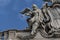 Trevi fountain sculptures detail, Rome, Italy