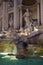 The Trevi Fountain in the Trevi district in Rome, Italy