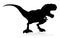 TRex Dinosaur Silhouette