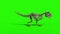 TRex Skeleton Walk Static Side Jurassic World 3D Rendering green Screen