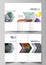 Tri-fold brochure business templates on both sides.