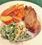 Tri Tip with Roasted Root Vegetables and Kale Slaw