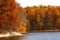 Triadelphia lake in autumn