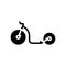 trial bicycle glyph icon vector illustration