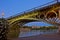 Triana Bridge at night, Seville, Spain