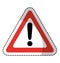 triangle alert signal icon