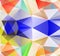 Triangle background. Colorfull polygons.