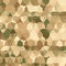 Triangle camouflage pattern green, khaki, brown, ivory, effect leafs, sand