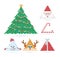 Triangle Christmas Ornaments