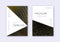 Triangle cover design template set