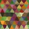 Triangle grits colorful mosaic continuous pattern