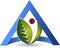 Triangle leaf logo