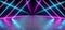 Triangle Neon Futursitic Background Sci Fi Purple Blue Glowing Fluorescent Luminous Asphalt Tiled Grunge Concrete Floor Virtual